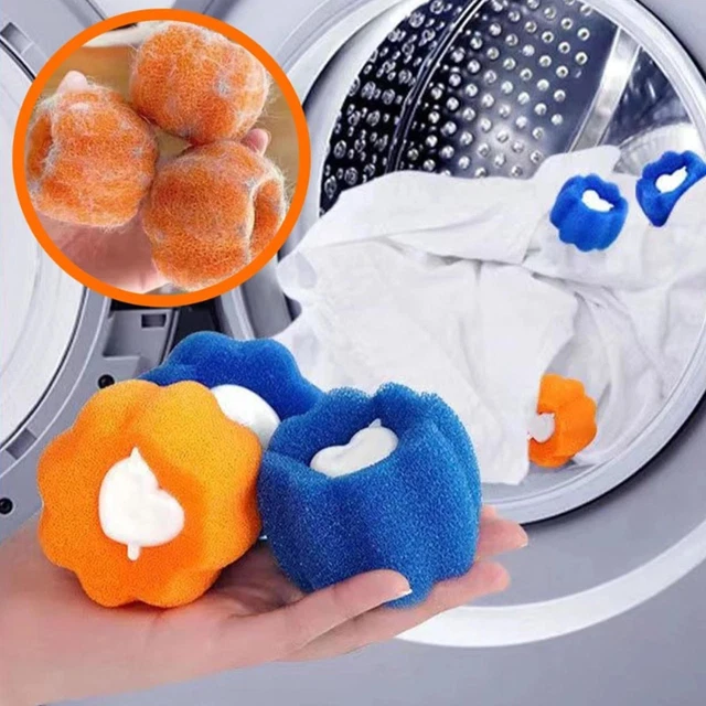1/3/6x Washing Machine Pet Hair Catcher Ball Laundry Ball Hair Lint Remover Tool