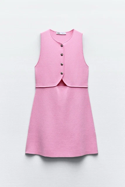 white christmas dresses Tween Zara Cutout Solid Dress Black / LG (12) main image 1