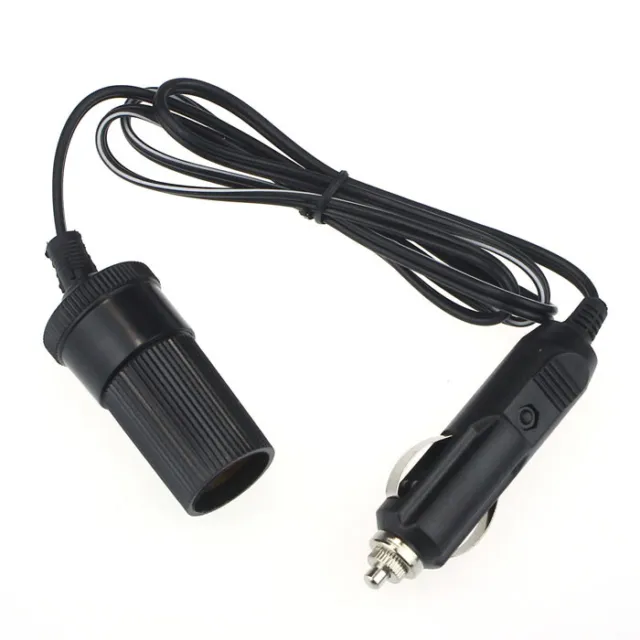 12V 10A Car Accessory Cigarette Lighter Socket Extension Cord Cable 1m