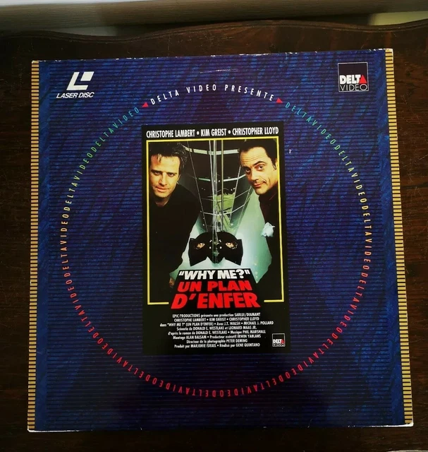 Vintage 1991 Laserdisc "Why Me?" Un Plan D'enfer Avec C. Lambert