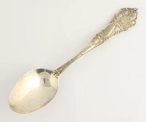 New York Souvenir Spoon - Sterling Silver Vintage Collectors State Seal Travel