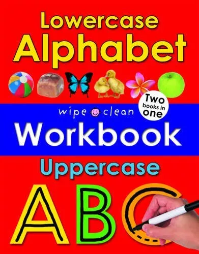 Lowercase and Uppercase Alphabet (Wipe Clean Workbooks) by Priddy, Roger Book