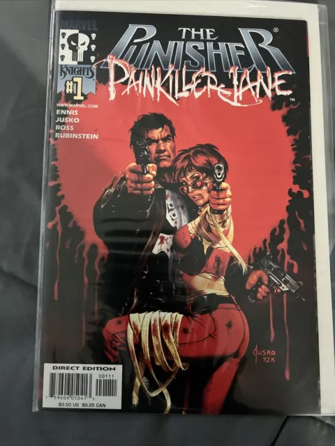 The Punisher / Painkiller Jane #1 (2001, Marvel Knights Comic) Vf