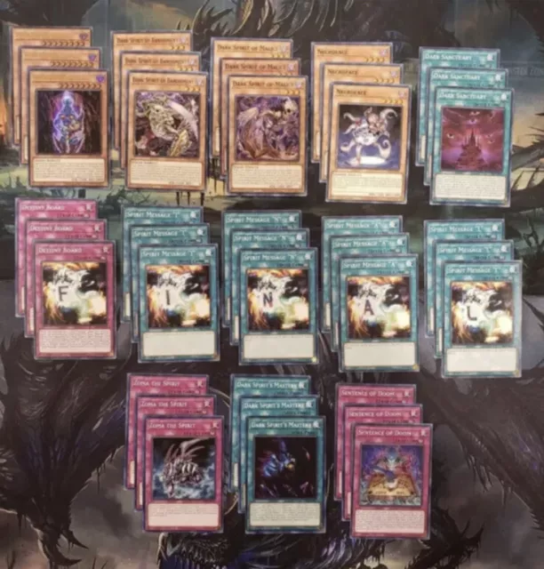 YUGIOH DESTINY BOARD 39x Card Deck Core LDS3 DARK NECROFEAR ULTRA