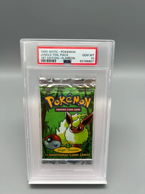 Pokemon TCG Jungle 1ST Edition Booster PSA 10 Flareon Gem Mint WOTC