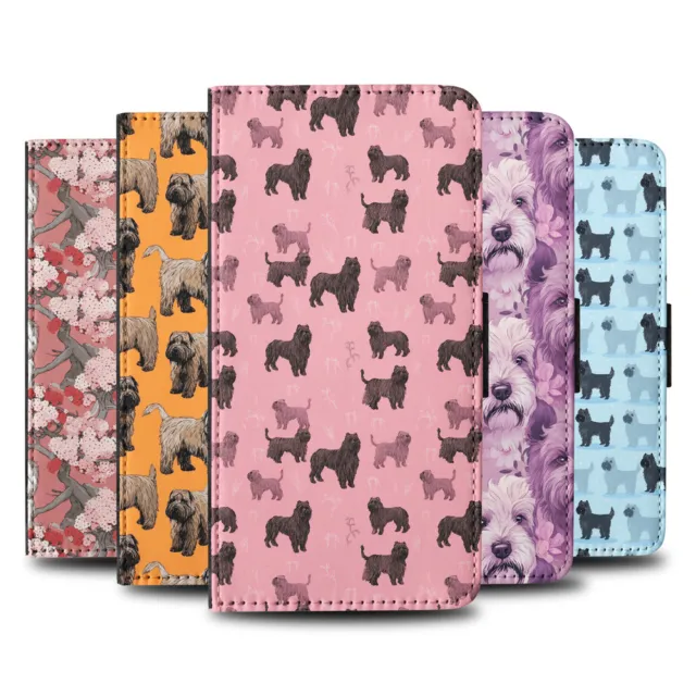 Flip Case For Apple Iphone|Cute Bouvier Des Flandres Puppy Dog Pattern #A2
