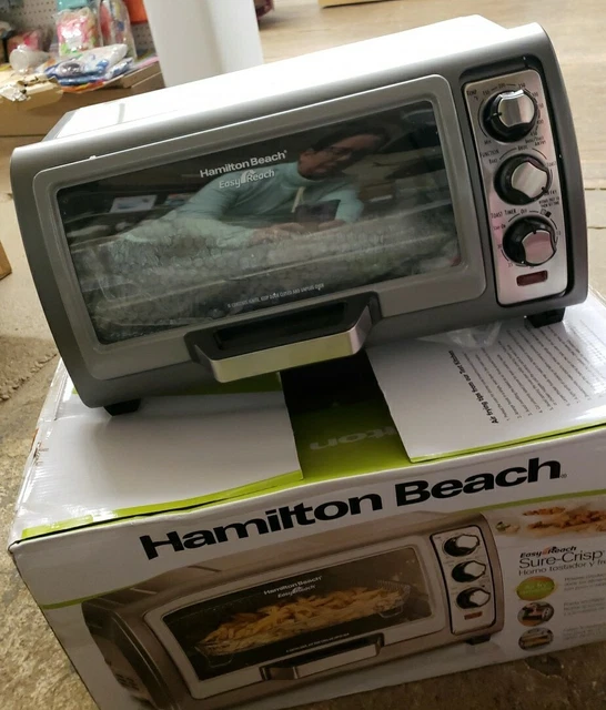 HAMILTON BEACH 31523 Sure Crisp Air Fryer Toaster Oven Stainless