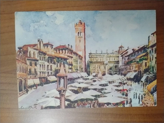 Verona,Piazza Delle Erbe,Ill.schmitzer