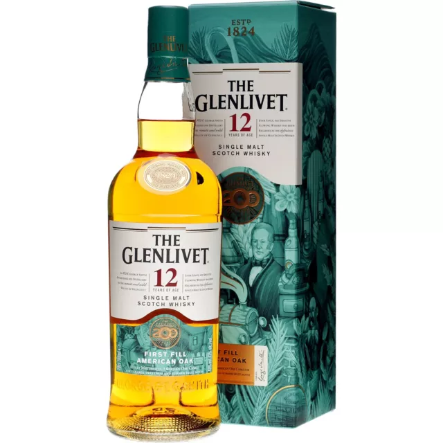 Glenlivet 12 Jahre Limited Edition 200-jähriges Jubiläum 0,7 Liter 43 % Vol.