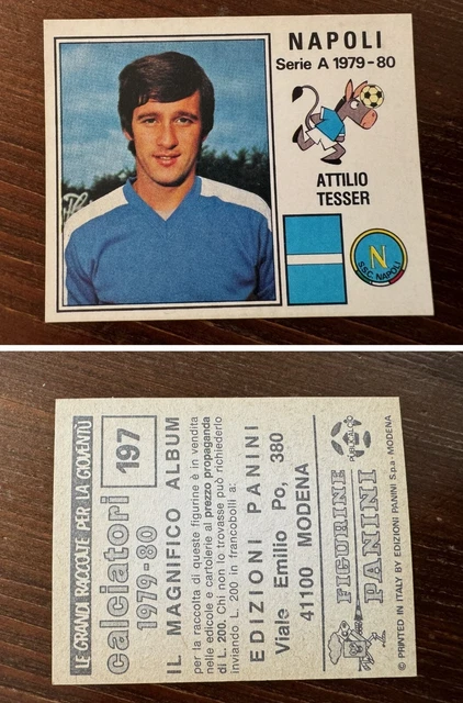 Autocollant Panini Calciatori 1979-80 - Napoli - Scudetto 191 - Neuf épuisé