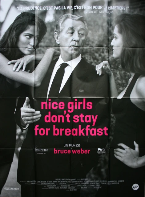 Nice girls don't stay for breakfast Affiche Cinéma Movie Poster Robert Mitchum