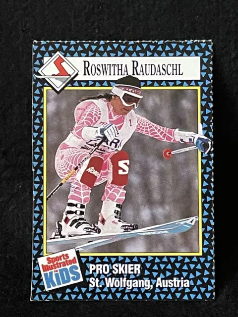 ROSWITHA RAUDASCHL RC 1992 Sports Illustrated for Kids SI #27 Olympics Austria