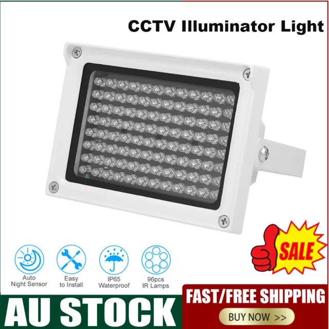 96 LEDS IR Illuminator Array Infrared Lamps Night Vision Outdoor For CCTV Camera