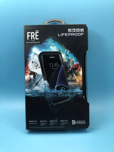 Lifeproof Fre Series Waterproof Case / Cover For Samsung Galaxy S8+ Plus Black