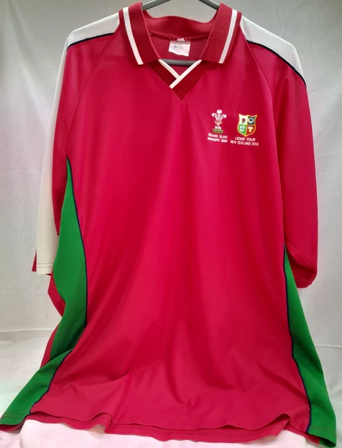 WRU Grandslam winners 2005 Wales plus Lions Tour NZ 2005 rugby shirt