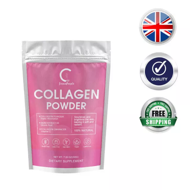 200g Collagen Peptide Powder Hydrolyzed Protein Anti-aging Skin,Nail Hair Health