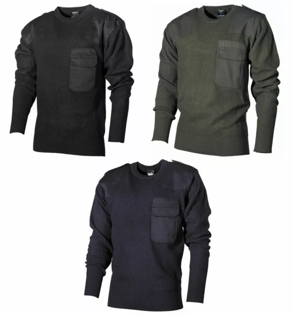 BW Bundeswehr Pullover 48 50 52 54 56 58 60 62 64 schwarz oliv blau