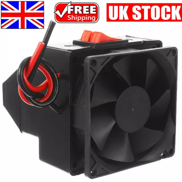 Electric Car Heater 12V 150W Heating Fan Defogger Defroster Demister Portable UK