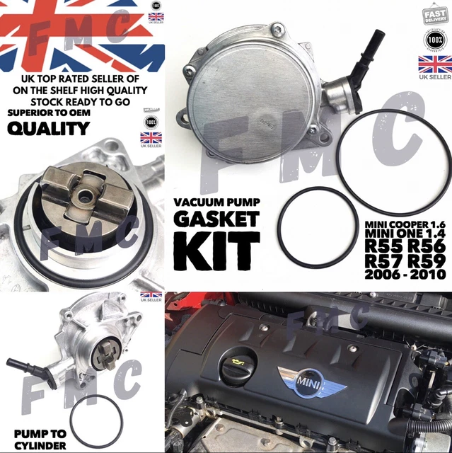 MINI COOPER 1.6 Vacuum Pump Gasket Seal Set R55 R56 R57 Mini One 1.4