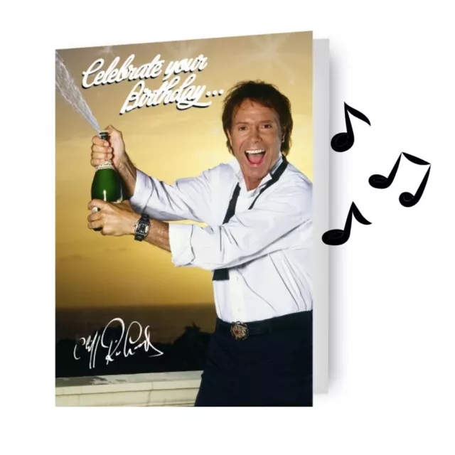 Birthday Card Cliff Richard Birthday Card Musical Sound Card Official Product