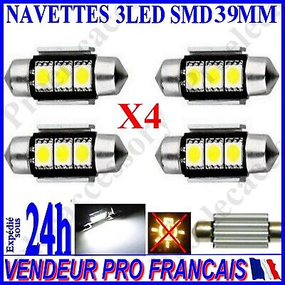 Courtois 6 X AMPOULES PLAFONNIER FEU 42 mm NAVETTE LED C5W BLANC XENON 6500k VOITURE AUTO 