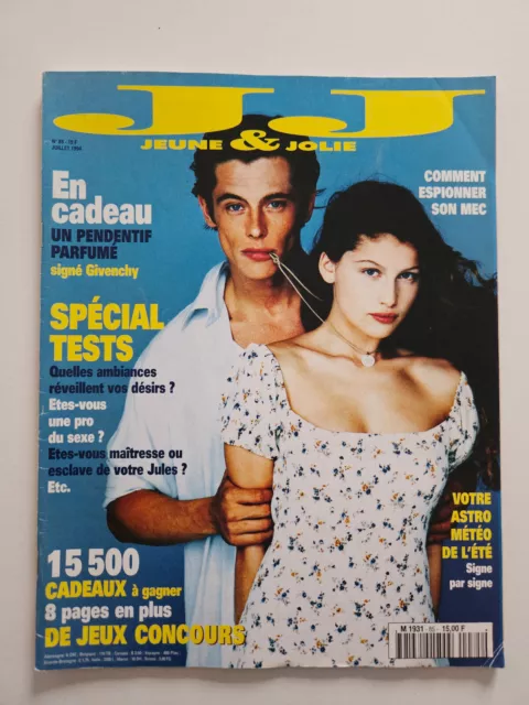 Magazine fashion JEUNE ET JOLIE #85 juillet 1994 Laetitia Casta Werner Schreyer