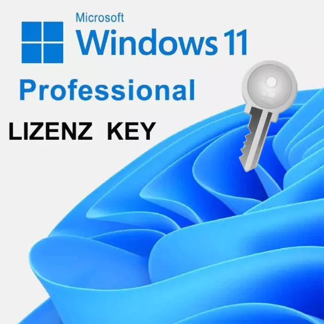 Windows 11  LIZENZ KEY Microsoft Professional ORIGINAL Key  /Versand in Sekunden