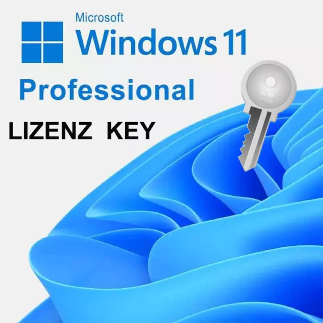 Windows 11 Pro Vollversion für 32 & 64 Bit | Aktivierungsschlüssel Key