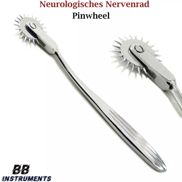 Nervenrad Nadelrad Wartenberg Pinwheel 1 Reihe Sensibilitätsrad  Neuro Rad