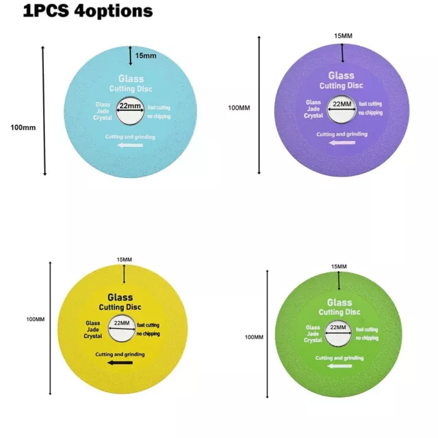 Efficient Glass Cutting Disc with 22mm Inner Hole Diamond Blade for Jade