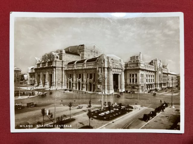 Cartolina - Milano - Stazione Centrale - 1938 ca.