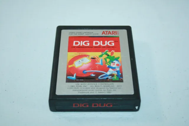 Dig Dug 1983 Atari 2600 Cartridge Only TESTED WORKING