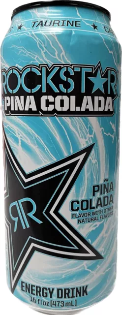Rockstar Energy Drink Cyber Punk Samurai Cola 16 Fluid Ounce Can