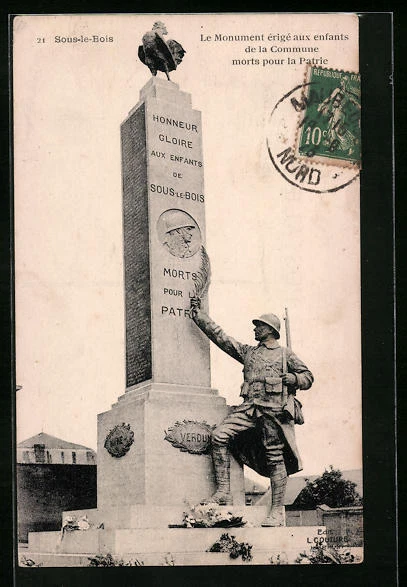 CPA JOUGNE LE Monument aux Morts de la Grande Guerre (1114786) EUR 7,99