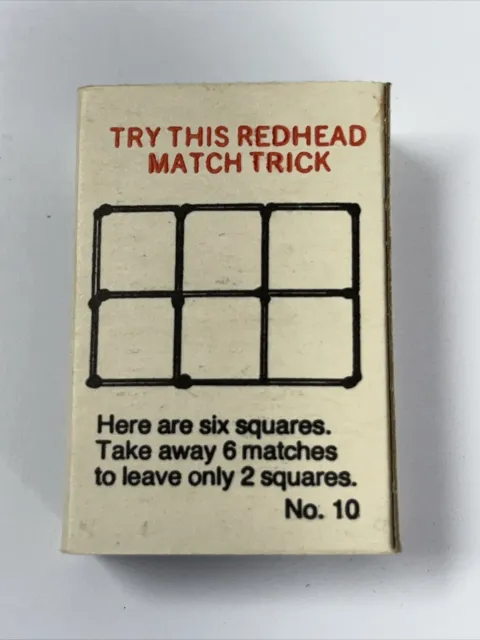 Redheads "Try this Redhead Match Trick" Series No 10