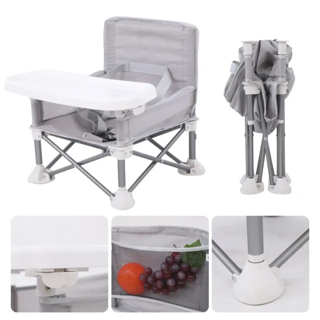 For Outdoor Travel Camping Portable Baby Toddler Chair Seat Folding Dining Table