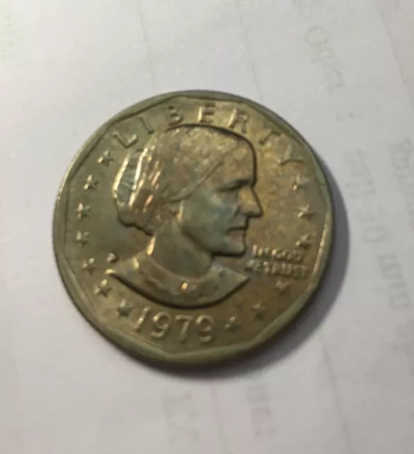  Susan B Anthony Liberty 1979  TONE ONE DOLLAR U.S. Mint Coin Ungraded