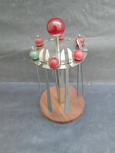 Porte-piques Apéritif Escargot – Terre Cuite Vernissée & Métal – Médiéval