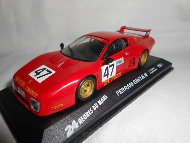 Miniature Ferrari 512 BB/LM #71 - 24H Du Mans 1982 - LE PHOENIX 1/43 - RARE