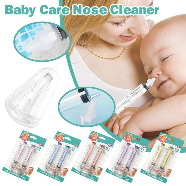 2 Pcs Baby Nose Cleaner Rhinitis Nasal Washer Needle Tube Nasal Baby T1Y5