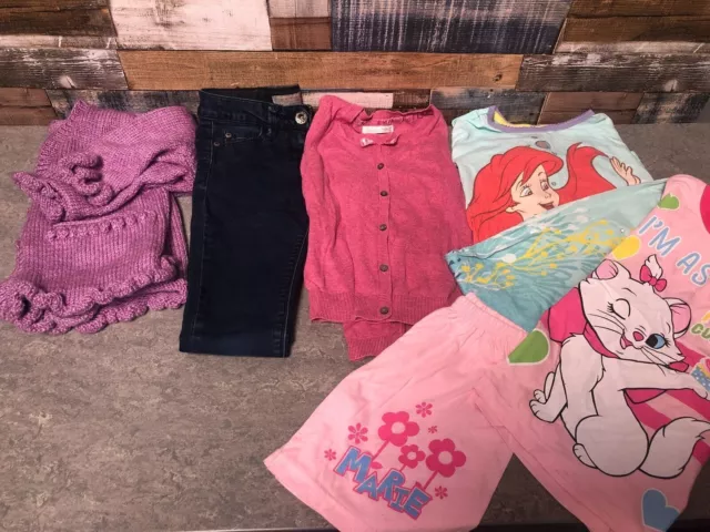 Piccolo pacchetto di vestiti per bambina età 7-8 anni jeans, pigiami, cardigan NEXT