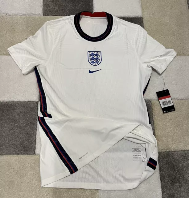 OFFICIAL Nike Vaporknit England Home Shirt 2020/21. Kit Room Player Issue. Large