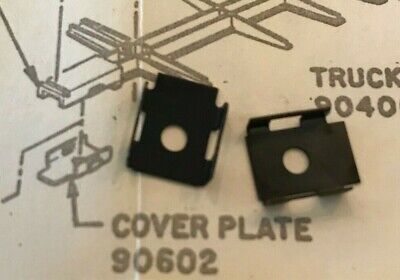 Athearn / A-Line HO 1 Pair Metal Coupler Cover Plates Part #90602 or #11005 NEW!