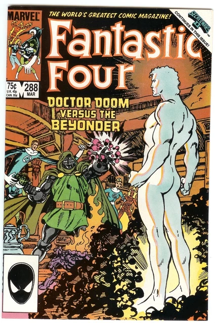 Fantastic Four #288 (Secret Wars Ii/Beyonder) Byrne Art Vf+/Nm Condition 1985