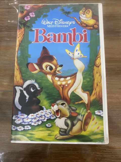 Bambi VHS Videokassette Meisterwerk Klassiker Walt Disney