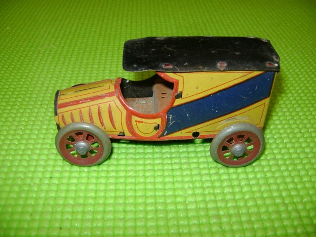 Jouet Ancien Voiture En Tôle Pre War Penny Toys - Allemagne - CKO/Fischer/Meier
