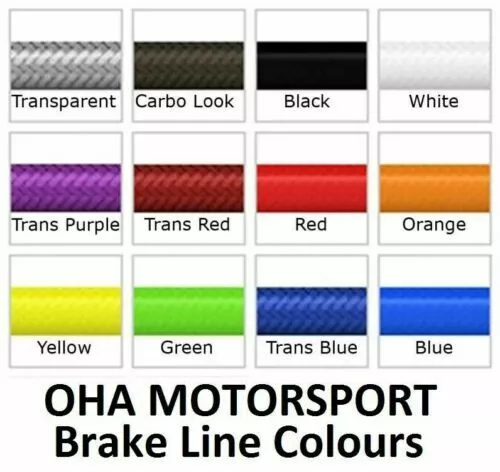 OHA Edelstahl geflochtenes Kupplungsleitungs-Kit für Yamaha XJR1300 XJR 1300 1999-2016 2