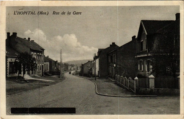 CPA AK L'Hopital - Rue de la Gare (651085)