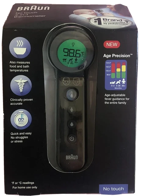 Braun 3-in-1 No Touch Thermometer with Age Precision