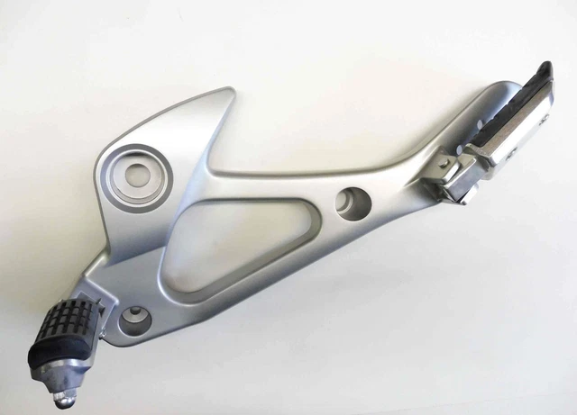 Plaque D'extension Pour Béquille Latérale Honda Varadero XL1000V/XL125V (2001-2011) - Aluminium CNC - Noir/Argent - Installation Facile